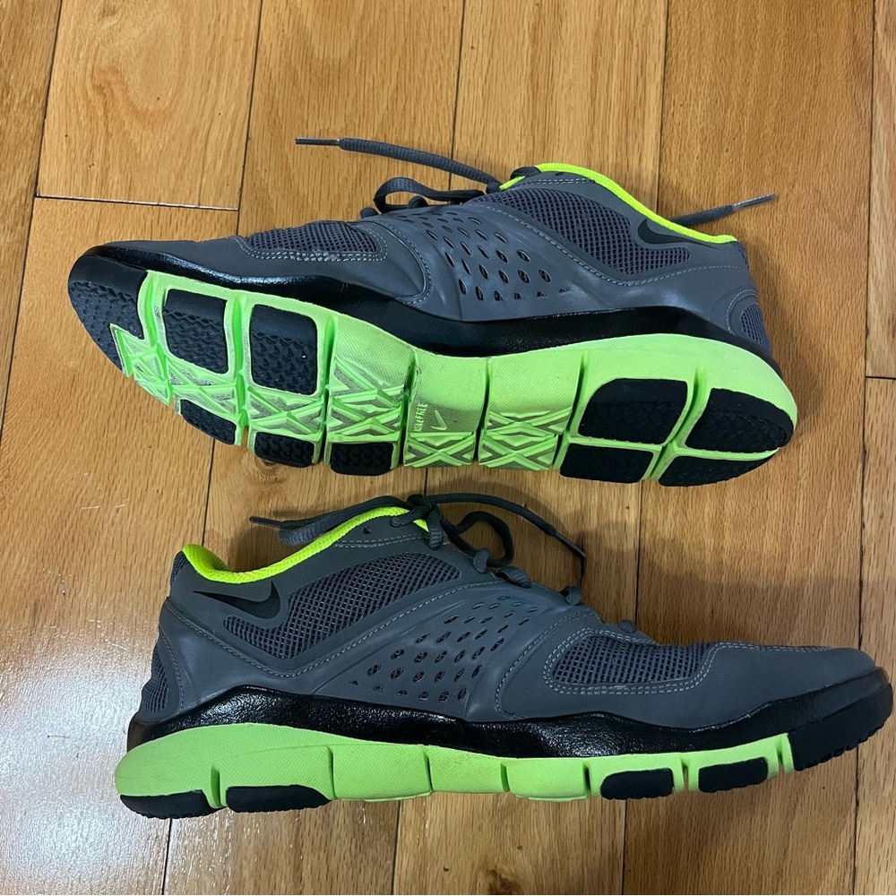 Nike Free TR Charcoal and Lime Size 10 - Picture 6 of 10